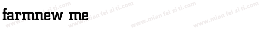farmnew medium字体转换